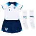 England Kyle Walker #2 Barnkläder Hemma matchtröja till baby VM 2022 Kortärmad (+ Korta byxor) Billigt
